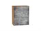 Шкаф верхний с 1-ой дверцей Флэт Дуб Вотан, Temple Stone 2S, 720, 600 В*Ш*Г 716*600*318, фасад ЛДСП  Temple Stone 2S, корпус  Дуб Вотан ms2510VVT_62452
