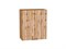 Шкаф верхний с 1-ой дверцей Флэт Дуб Вотан, Wotan Oak 2S, 720, 600 В*Ш*Г 716*600*318, фасад ЛДСП  Wotan Oak 2S, корпус  Дуб Вотан ms2510VVT_62443