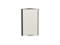 Шкаф верхний торцевой Флэт Graphite, Cashmere In 2S, 720 В*Ш*Г 716*300*306, фасад ЛДСП  Cashmere In 2S, корпус  Graphite ms2510VVT_55833
