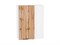 Шкаф верхний прямой угловой Флэт Белый, Wotan Oak 2S, 920 В*Ш*Г 920*700*345, фасад ЛДСП  Wotan Oak 2S, корпус  Белый ms2510VVT_60279