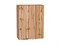 Шкаф верхний прямой угловой Флэт Дуб Вотан, Wotan Oak 2S, 920 В*Ш*Г 920*700*345, фасад ЛДСП  Wotan Oak 2S, корпус  Дуб Вотан ms2510VVT_62404