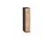 Шкаф верхний бутылочница Флэт Graphite, Wotan Oak 2S, 150 В*Ш*Г 716*150*318, фасад ЛДСП  Wotan Oak 2S, корпус  Graphite ms2510VVT_52555