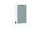 Шкаф нижний с 1-ой дверцей Флэт Белый, Grey-green In 2S, 350 В*Ш*Г 816*350*478, фасад ЛДСП  Grey-green In 2S, корпус  Белый ms2510VVT_65183