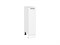 Шкаф нижний с 1-ой дверцей Флэт Белый, White In 2S, 200 В*Ш*Г 816*200*478, фасад ЛДСП  White In 2S, корпус  Белый ms2510VVT_66200
