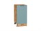 Шкаф нижний с 1-ой дверцей Флэт Дуб Вотан, Grey-green In 2S, 400 В*Ш*Г 816*400*478, фасад ЛДСП  Grey-green In 2S, корпус  Дуб Вотан ms2510VVT_62542