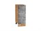 Шкаф нижний с 1-ой дверцей Флэт Дуб Вотан, Temple Stone 2S, 300 В*Ш*Г 816*300*478, фасад ЛДСП  Temple Stone 2S, корпус  Дуб Вотан ms2510VVT_62533