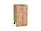 Шкаф нижний с 1-ой дверцей Флэт Дуб Вотан, Wotan Oak 2S, 450 В*Ш*Г 816*450*478, фасад ЛДСП  Wotan Oak 2S, корпус  Дуб Вотан ms2510VVT_62547