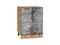 Шкаф нижний с 2-мя дверцами Флэт Дуб Вотан, Temple Stone 2S, 600 В*Ш*Г 816*600*478, фасад ЛДСП  Temple Stone 2S, корпус  Дуб Вотан ms2510VVT_62572