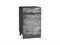 Шкаф нижний с 1-ой дверцей и ящиком Флэт Graphite, Temple Stone 2S, 500 В*Ш*Г 816*500*478, фасад ЛДСП  Temple Stone 2S, корпус  Graphite ms2510VVT_52691