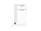 Шкаф нижний с 1-ой дверцей и ящиком Флэт Белый, White In 2S, 400 В*Ш*Г 816*400*478, фасад ЛДСП  White In 2S, корпус  Белый ms2510VVT_55683
