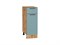 Шкаф нижний с 1-ой дверцей и ящиком Флэт Дуб Вотан, Grey-green In 2S, 300 В*Ш*Г 816*300*478, фасад ЛДСП  Grey-green In 2S, корпус  Дуб Вотан ms2510VVT_62516