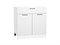 Шкаф нижний с 2-мя дверцами и ящиком Флэт Белый, White In 2S, 800 В*Ш*Г 816*800*478, фасад ЛДСП  White In 2S, корпус  Белый ms2510VVT_56590