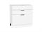 Шкаф нижний с 3-мя ящиками Флэт Белый, White In 2S, 800 В*Ш*Г 816*800*478, фасад ЛДСП  White In 2S, корпус  Белый ms2510VVT_55710