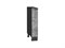 Шкаф нижний бутылочница Флэт Graphite, Temple Stone 2S, 150 В*Ш*Г 816*150*478, фасад ЛДСП  Temple Stone 2S, корпус  Graphite ms2510VVT_52674