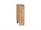 Шкаф нижний бутылочница Флэт Дуб Вотан, Wotan Oak 2S, 200 В*Ш*Г 816*200*478, фасад ЛДСП  Wotan Oak 2S, корпус  Дуб Вотан ms2510VVT_62506