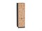 Шкаф пенал с 2-мя дверцами Флэт Graphite, Wotan Oak 2S, 2140, 600 В*Ш*Г 2132*600*574, фасад ЛДСП  Wotan Oak 2S, корпус  Graphite ms2510VVT_52777