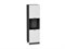 Шкаф пенал с 2-мя дверцами под технику Флэт Graphite, White In 2S, 2140 В*Ш*Г 2132*600*574, фасад ЛДСП  White In 2S, корпус  Graphite ms2510VVT_55726