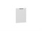 Фасад ФГ Флэт 55.40 В*Ш*Г 552*396*16, фасад ЛДСП  White In 2S ms2510VVT_078-7475 (55389)