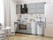 Кухонный гарнитур модульный Сканди-01 В*Ш*Г 2140*2200*600, фасад МДФ  Grey Softwood, корпус  Graphite, столешница  Антарес ms2510VVT_24150