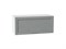Шкаф верхний горизонтальный Сканди Белый, Grey Softwood, 800 В*Ш*Г 358*800*320, фасад МДФ  Grey Softwood, корпус  Белый ms2510VVT_41195