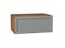 Шкаф верхний горизонтальный глубокий Сканди Дуб Вотан, Grey Softwood, 800 В*Ш*Г 358*800*576, фасад МДФ  Grey Softwood, корпус  Дуб Вотан ms2510VVT_62826