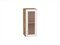 Шкаф верхний с 1-ой остекленной дверцей Сканди Дуб Вотан, White Softwood, 720, 300 В*Ш*Г 716*300*320, фасад МДФ/Стекло  White Softwood, корпус  Дуб Вотан ms2510VVT_62874