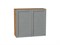 Шкаф верхний с 2-мя дверцами Сканди Дуб Вотан, Grey Softwood, 720, 800 В*Ш*Г 716*800*318, фасад МДФ  Grey Softwood, корпус  Дуб Вотан ms2510VVT_62948