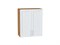 Шкаф верхний с 2-мя дверцами Сканди Дуб Вотан, White Softwood, 720, 600 В*Ш*Г 716*600*320, фасад МДФ  White Softwood, корпус  Дуб Вотан ms2510VVT_62934