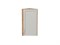 Шкаф верхний торцевой Сканди Дуб Вотан, Cappuccino Softwood, 720 В*Ш*Г 716*300*306, фасад МДФ  Cappuccino Softwood, корпус  Дуб Вотан ms2510VVT_62301