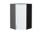 Шкаф верхний угловой Сканди Graphite, White Softwood, 920 В*Ш*Г 920*600*600, фасад МДФ  White Softwood, корпус  Graphite ms2510VVT_56228
