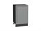 Шкаф нижний с 1-ой дверцей Сканди Graphite, Grey Softwood, 500 В*Ш*Г 816*500*480, фасад МДФ  Grey Softwood, корпус  Graphite ms2510VVT_41839