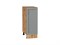 Шкаф нижний с 1-ой дверцей Сканди Дуб Вотан, Grey Softwood, 300 В*Ш*Г 816*300*480, фасад МДФ  Grey Softwood, корпус  Дуб Вотан ms2510VVT_63008