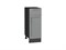 Шкаф нижний с 1-ой дверцей и ящиком Сканди Graphite, Grey Softwood, 300 В*Ш*Г 816*300*480, фасад МДФ  Grey Softwood, корпус  Graphite ms2510VVT_41861