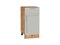 Шкаф нижний с 1-ой дверцей и ящиком Сканди Дуб Вотан, Cappuccino Softwood, 400 В*Ш*Г 816*400*480, фасад МДФ  Cappuccino Softwood, корпус  Дуб Вотан ms2510VVT_63000