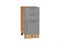 Шкаф нижний с 3-мя ящиками Сканди Дуб Вотан, Grey Softwood, 400 В*Ш*Г 816*400*480, фасад МДФ  Grey Softwood, корпус  Дуб Вотан ms2510VVT_63054