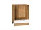Шкаф нижний под духовку Сканди Дуб Вотан, White Silkwood, 600 В*Ш*Г 816*600*476, фасад МДФ  White Silkwood, корпус  Дуб Вотан ms2510VVT_70273