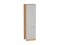 Шкаф пенал с 2-мя дверцами Сканди Дуб Вотан, Cappuccino Softwood, 2140, 600 В*Ш*Г 2132*600*576, фасад МДФ  Cappuccino Softwood, корпус  Дуб Вотан ms2510VVT_66158