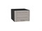 Шкаф верхний горизонтальный глубокий Лофт Graphite, Cappuccino Veralinga, 500 В*Ш*Г 358*500*576, фасад МДФ  Cappuccino Veralinga, корпус  Graphite ms2510VVT_45175