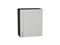 Шкаф верхний с 1-ой дверцей Лофт Graphite, Grey Silk, 720, 600 В*Ш*Г 716*600*320, фасад МДФ  Grey Silk, корпус  Graphite ms2510VVT_69600
