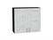 Шкаф верхний с 2-мя дверцами Лофт Graphite, Nordic Oak, 720, 800 В*Ш*Г 716*800*320, фасад МДФ  Nordic Oak, корпус  Graphite ms2510VVT_35974