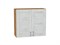 Шкаф верхний с 2-мя дверцами Лофт Дуб Вотан, Nordic Oak, 720, 800 В*Ш*Г 716*800*320, фасад МДФ  Nordic Oak, корпус  Дуб Вотан ms2510VVT_63231