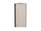 Шкаф верхний торцевой Лофт Graphite, Cream Silk, 920 В*Ш*Г 920*300*306, фасад МДФ  Cream Silk, корпус  Graphite ms2510VVT_71517