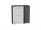 Шкаф верхний прямой угловой Лофт Graphite, Nordic Oak, 720, 700 В*Ш*Г 716*700*345, фасад МДФ  Nordic Oak, корпус  Graphite ms2510VVT_60312