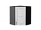 Шкаф верхний угловой Лофт Graphite, Nordic Oak, 720 В*Ш*Г 716*600*600, фасад МДФ  Nordic Oak, корпус  Graphite ms2510VVT_35995