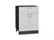 Шкаф нижний с 2-мя дверцами и ящиком Лофт Graphite, Nordic Oak, 600 В*Ш*Г 816*600*480, фасад МДФ  Nordic Oak, корпус  Graphite ms2510VVT_36100