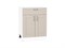 Шкаф нижний с 2-мя дверцами и ящиком Лофт Белый, Cream Silk, 600 В*Ш*Г 816*600*480, фасад МДФ  Cream Silk, корпус  Белый ms2510VVT_71572