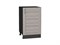 Шкаф нижний с 1-ой дверцей Лофт Graphite, Cappuccino Veralinga, 500 В*Ш*Г 816*500*480, фасад МДФ  Cappuccino Veralinga, корпус  Graphite ms2510VVT_39810