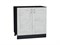 Шкаф нижний с 2-мя дверцами Лофт Graphite, Nordic Oak, 800 В*Ш*Г 816*800*480, фасад МДФ  Nordic Oak, корпус  Graphite ms2510VVT_36051
