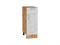 Шкаф нижний с 1-ой дверцей и ящиком Лофт Дуб Вотан, Nordic Oak, 300 В*Ш*Г 816*300*480, фасад МДФ  Nordic Oak, корпус  Дуб Вотан ms2510VVT_63336