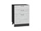 Шкаф нижний с 3-мя ящиками Лофт Graphite, Nordic Oak, 600 В*Ш*Г 816*600*480, фасад МДФ  Nordic Oak, корпус  Graphite ms2510VVT_36086